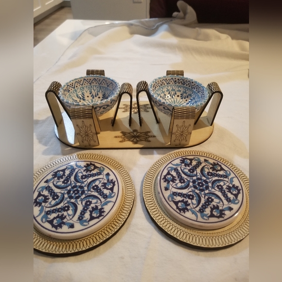 Serving tray for couple - Picture 2 of 5